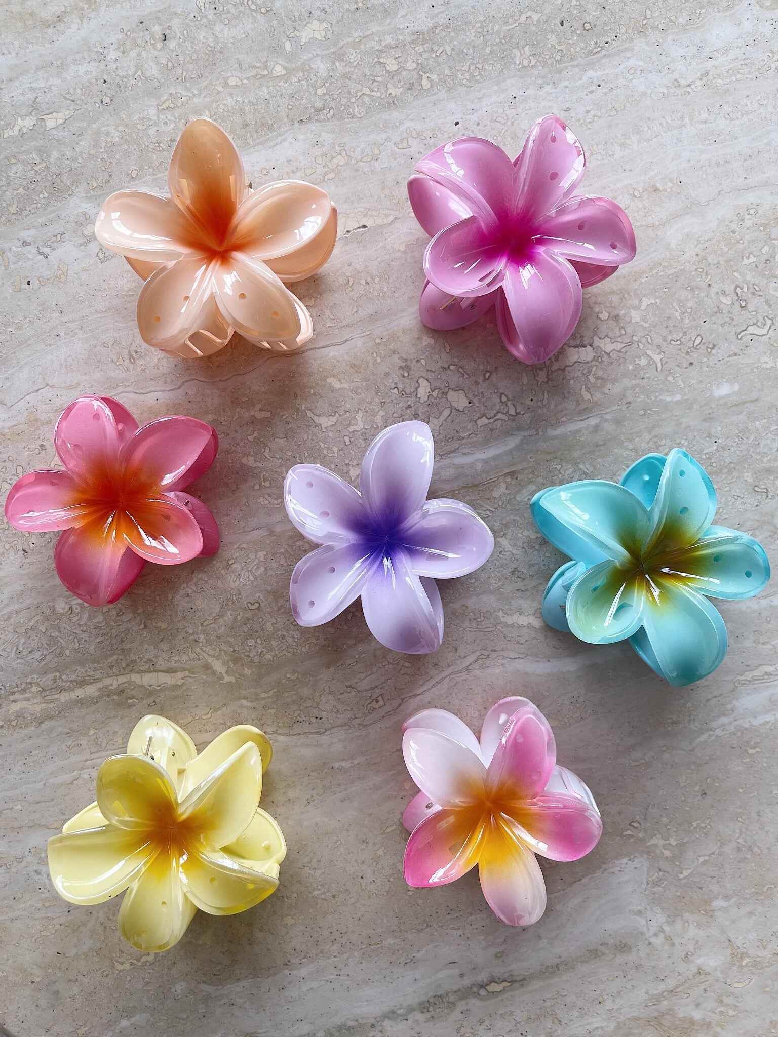 Sunny Clips colorful flower hair clips collection
